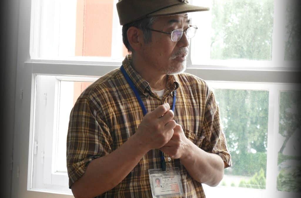 Hiroshi Kojima w Muzeum Marcina Rożka